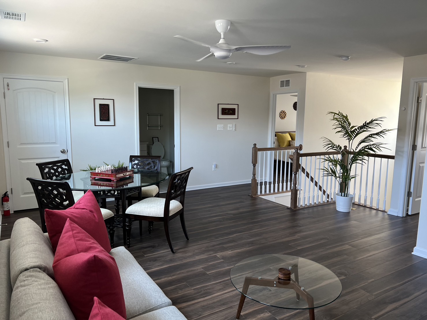 65 inch Smart TV in Entertainment Loft at TALAY